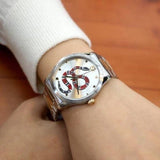 Gucci G Timeless Quartz Stainless Steel Silver Dial 27mm Watch For Women - YA126591 Authentic Buy Shop Now