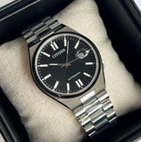 Citizen Tsuyosa Automatic Black Dial Silver Steel Strap Watch For Men - NJ0150-81E Authentic Buy Shop Now