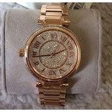 Michael Kors Skylar Rose Gold Dial Rose Gold Steel Strap Watch for Women - MK5868 Authentic Buy Shop Now