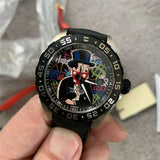 Tag Heuer Formula 1 Alec Monopoly Special Edition Black Rubber Strap Watch for Men - WAZ1117.FT8023 Authentic Buy Shop Now