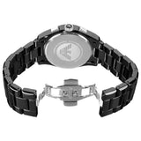 Emporio Armani Valente Chronograph Black Dial Black Ceramic Strap Watch For Men - AR1400 Authentic Buy Shop Now
