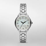 Marc Jacobs Betty Mother of Pearl White Dial Silver Steel Strap Watch for Women - MJ3510 Authentic Buy Shop Now