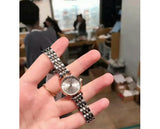Emporio Armani Gianni T Bar Grey Dial Two Tone Steel Strap Watch For Women - AR1841 Authentic Buy Shop Now