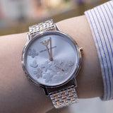 Emporio Armani Silver Sunray Dial Two Tone Steel Strap Watch For Women - AR11113 Authentic Buy Shop Now