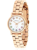 Marc Jacobs Baker Dexter White Dial Rose Gold Steel Strap Watch for Women - MBM3443 Authentic Buy Shop Now