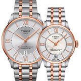 Tissot Chemin des Tourelles Powermatic 80 Silver Dial Two Tone Steel Strap Watch for Men - T099.407.22.038.02 Authentic Buy Shop Now
