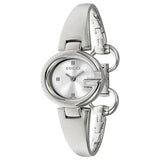 Gucci Guccissima Quartz Silver Dial Silver Steel Strap Watch For Women - YA134502 Authentic Buy Shop Now