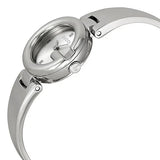Gucci Guccissima Quartz Silver Dial Silver Steel Strap Watch For Women - YA134502 Authentic Buy Shop Now