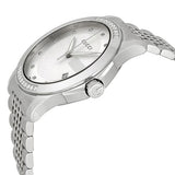 Gucci G Timeless Diamonds Mother of Pearl Dial Silver Steel Strap Watch For Women - YA126510 Authentic Buy Shop Now