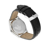 Emporio Armani Velente Black Dial Black Leather Strap Watch For Women - AR0644 Authentic Buy Shop Now