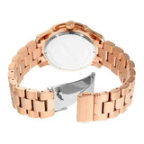 Michael Kors Runway Chronograph Rose Gold Dial Rose Gold Steel Strap Watch For Women - MK7324 Authentic Buy Shop Now