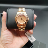 Marc Jacobs Blade Rose Gold Dial Rose Gold Steel Strap Watch for Women - MBM3127 Authentic Buy Shop Now