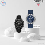 Guess Commander Blue Dial Blue Rubber Strap Watch for Men - GW0211G1 Authentic Buy Shop Now