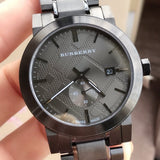 Burberry The City Black Dial Black Steel Strap Watch for Men - BU9902 Authentic Buy Shop Now