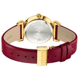 Versace V-Motif Red Dial Red Leather Strap Watch for Women - VERE00418 Authentic Buy Shop Now