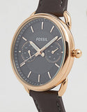 Fossil Tailor Grey Dial Grey Leather Strap Watch for Women - ES3913 Authentic Buy Shop Now