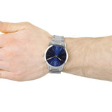 Calvin Klein City Blue Dial Silver Steel Strap Watch for Men - K2G2G14N Authentic Buy Shop Now