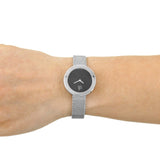 Calvin Klein Firm Black Dial Silver Mesh Bracelet Watch for Women - K3N23121 Authentic Buy Shop Now