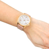 Fossil Cecile White Dial Beige Leather Strap Watch for Women - AM4532 Authentic Buy Shop Now