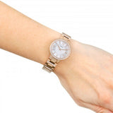 Fossil Virginia White Dial Gold Steel Strap Watch for Women - ES3283 Authentic Buy Shop Now