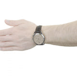 Emporio Armani Classic Chronograph Cream Dial Brown Leather Strap Watch For Men - AR1878 Authentic Buy Shop Now
