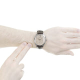 Emporio Armani Classic Chronograph Cream Dial Brown Leather Strap Watch For Men - AR1878 Authentic Buy Shop Now