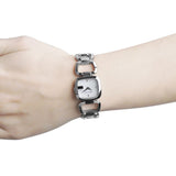 Gucci G Gucci Diamonds Mother of Pearl Dial Silver Steel Strap Watch For Women - YA125502 Authentic Buy Shop Now