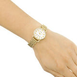 Coach Delancey White Dial Gold Steel Strap Watch for Women - 14502241 Authentic Buy Shop Now