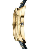 Versace Shadov Gold Dial Green Leather Strap Watch For Women - VEBM01018 Authentic Buy Shop Now