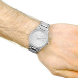 Burberry The City White Dial Silver Steel Strap Watch for Women - BU9100 Authentic Buy Shop Now