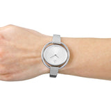 Calvin Klein Impetuous Silver Dial Silver Steel Strap Watch for Women - K4F2N116 Authentic Buy Shop Now