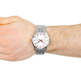 Calvin Klein Infinity Silver Dial Silver Steel Strap Watch for Men - K5S34B46 Authentic Buy Shop Now