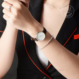 Daniel Wellington Classic Petite York White Dial Brown Leather Strap Watch For Women - DW00100244 Authentic Buy Shop Now