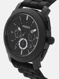 Fossil Machine Chronograph Black Dial Black Silicone Strap Watch for Men - FS4487 Authentic Buy Shop Now