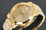 Burberry The City Gold Dial Gold Steel Strap Watch for Women - BU9033 Authentic Buy Shop Now