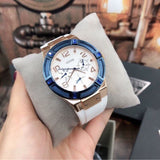 Guess Jet Setter White Dial White Rubber Strap Watch for Women - W0564L1 Authentic Buy Shop Now