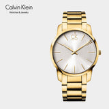 Calvin Klein City Silver Dial Gold Steel Strap Watch for Men - K2G21546 Authentic Buy Shop Now