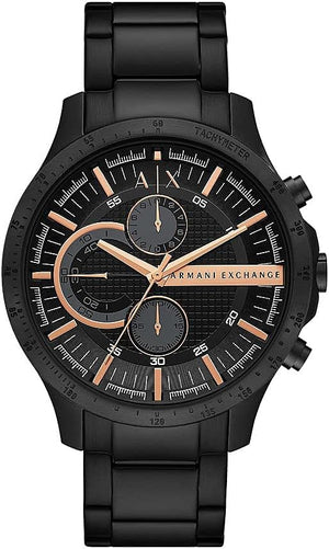 Armani Exchange Chronograph Black Dial Black Steel Strap Watch For Men - AX2429 Authentic Buy Shop Now