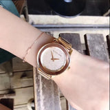 Michael Kors Kinley Rose Gold Dial Rose Gold Steel Strap Watch for Women - MK6210 Authentic Buy Shop Now