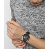 Hugo Boss Allure Black Dial Black Leather Strap Watch for Men - 1513920 Authentic Buy Shop Now