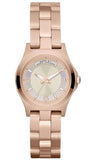 Marc Jacobs Baby Dave Rose Gold Dial Rose Gold Steel Strap Watch for Women - MBM3235 Authentic Buy Shop Now