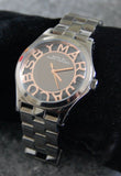 Marc Jacobs Henry Skeleton Black Dial Black Steel Strap Watch for Women - MBM3254 Authentic Buy Shop Now