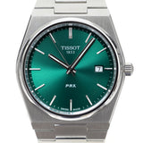 Tissot PRX Green Dial Silver Steel Strap Watch For Men - T137.410.11.091.00 Authentic Buy Shop Now