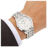 Tissot T Classic T One Automatic Silver Dial Silver Steel Strap Watch For Men - T038.430.11.037.00 Authentic Buy Shop Now