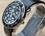 Marc Jacobs Amy Black Dial Black Leather Strap Watch for Women - MBM1163 Authentic Buy Shop Now