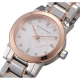 Burberry The City Silver Dial Two Tone Steel Strap Watch for Women - BU9214 Authentic Buy Shop Now