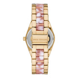 Michael Kors Channing Quartz Mother of Pearl Pink Dial Two Tone Steel Strap Watch For Women - MK6650 Authentic Buy Shop Now