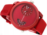 Tommy Hilfiger Denim Red Dial Red Rubber Strap Watch for Men - 1791557 Authentic Buy Shop Now