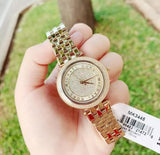 Michael Kors Darci Gold Dial Gold Steel Strap Watch for Women - MK3445 Authentic Buy Shop Now