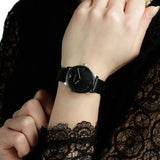 Emporio Armani Classic Quartz Black Dial Black Leather Strap Watch For Women - AR1600 Authentic Buy Shop Now